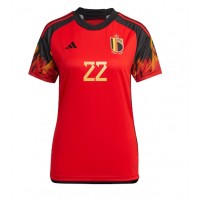 Belgicko Charles De Ketelaere #22 Domáci Ženy futbalový dres MS 2022 Krátky Rukáv